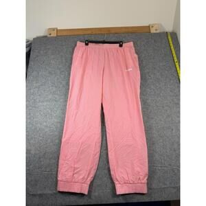 NEW Adidas Pink Lined Joggers Pockets Athletic Comfort Barbiecore Size XL